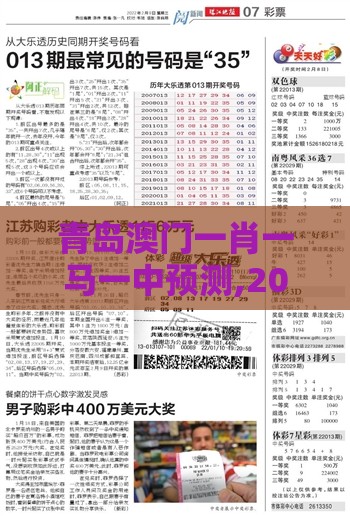 青岛澳门一肖一马一中预测,2025新澳门天天开好彩大乐透开奖结果8一前沿剖析、专家解析解释与落实,拒绝欺骗性承诺