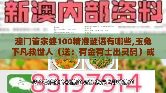 澳门管家婆100精准谜语有哪些,玉兔下凡救世人（送：有金有土出灵码）或2026新澳免费资科大全全面释义-案例解答、解释与落实,警惕虚假的假诱导扣