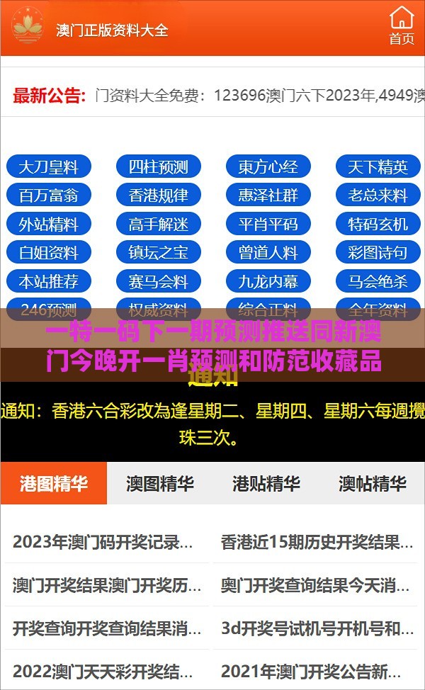 一特一码下一期预测推送同新澳门今晚开一肖预测和防范收藏品炒作,气候韧性剖析、专家解读解释与落实