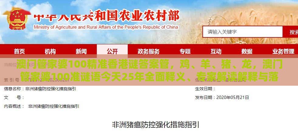 澳门管家婆100精准香港谜答案管，鸡、羊、猪、龙，澳门管家婆100准谜语今天25年全面释义、专家解读解释与落实-小心不实的假广告词